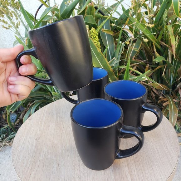 NEW Stone Lain 4 Piece Stoneware mugs cups Coffee Tea dishes Dinnerware - Picture 7 of 10